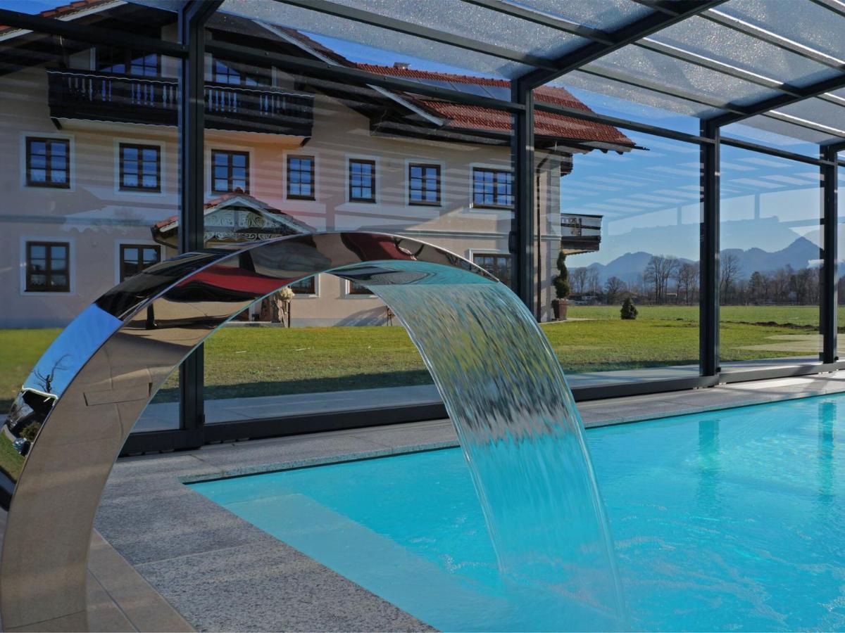 Alluring Holiday Home In Ubersee With Whirlpool Kültér fotó